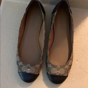 Coach Monogram Flats
